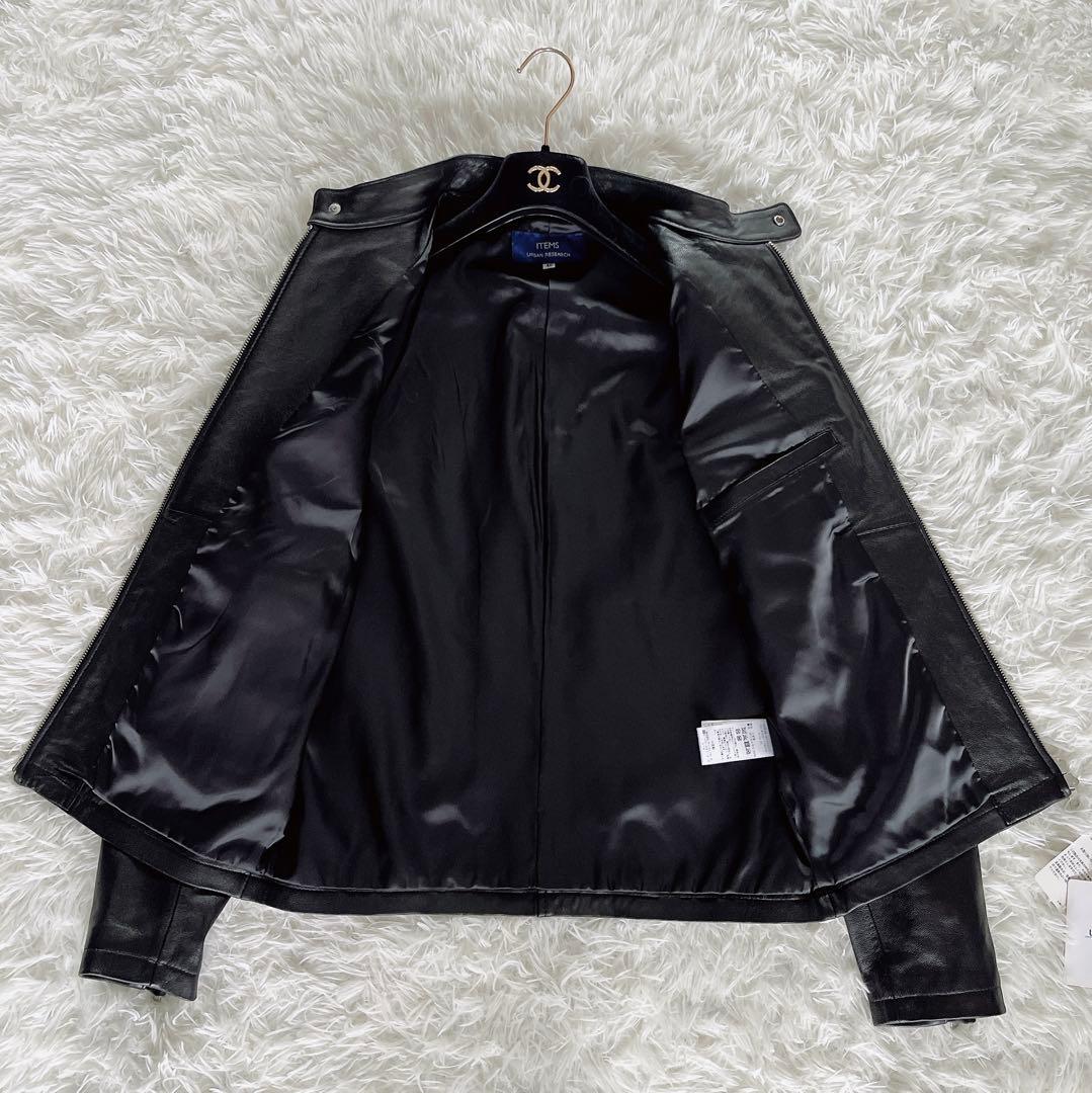 新品✨【ITEMS URBAN RESEARCH】やぎ革シングルライダース 40