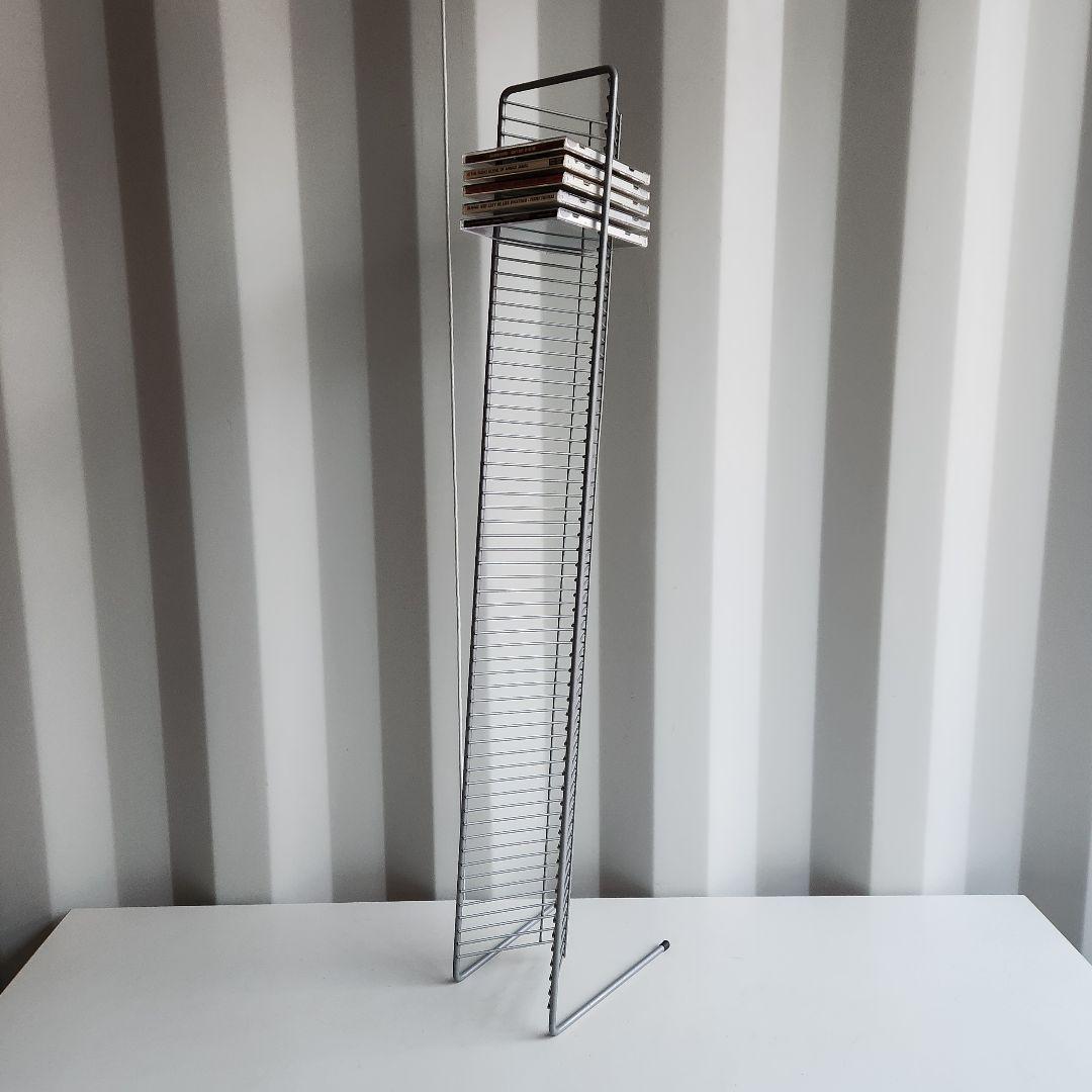 希少 ヴィンテージ l Wire CDラック CDタワー 94.5cm