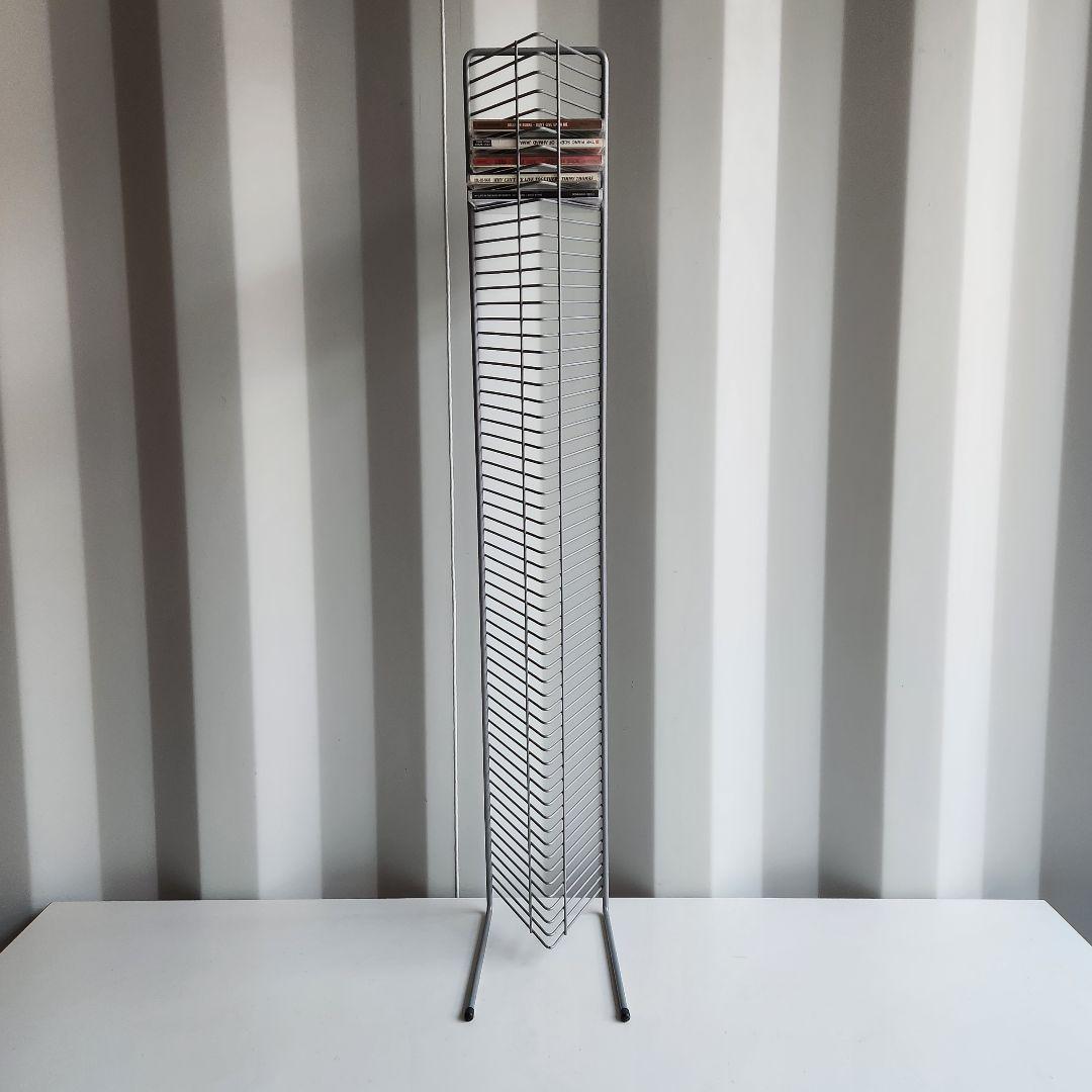 希少 ヴィンテージ l Wire CDラック CDタワー 94.5cm