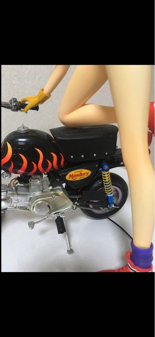 エヴァンゲリオン 葛城ミサト フィギュア ガレージキット　完成品　バイク