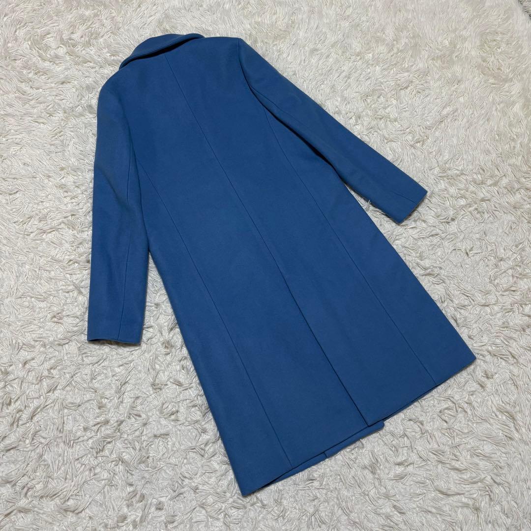 ✨タグ付未使用✨ UNITED TOKYO チェスターコート ブルー カシミヤ混