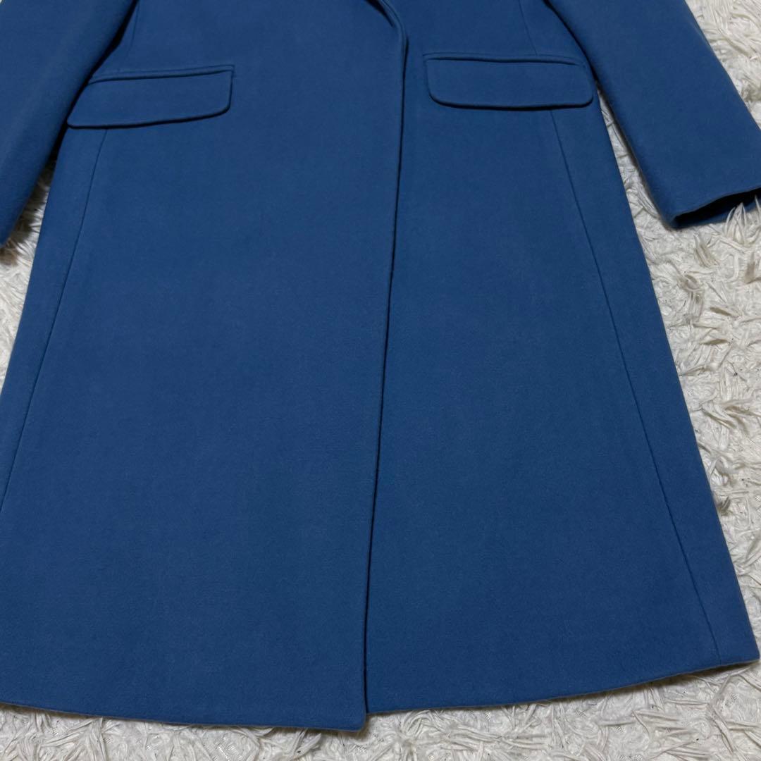 ✨タグ付未使用✨ UNITED TOKYO チェスターコート ブルー カシミヤ混