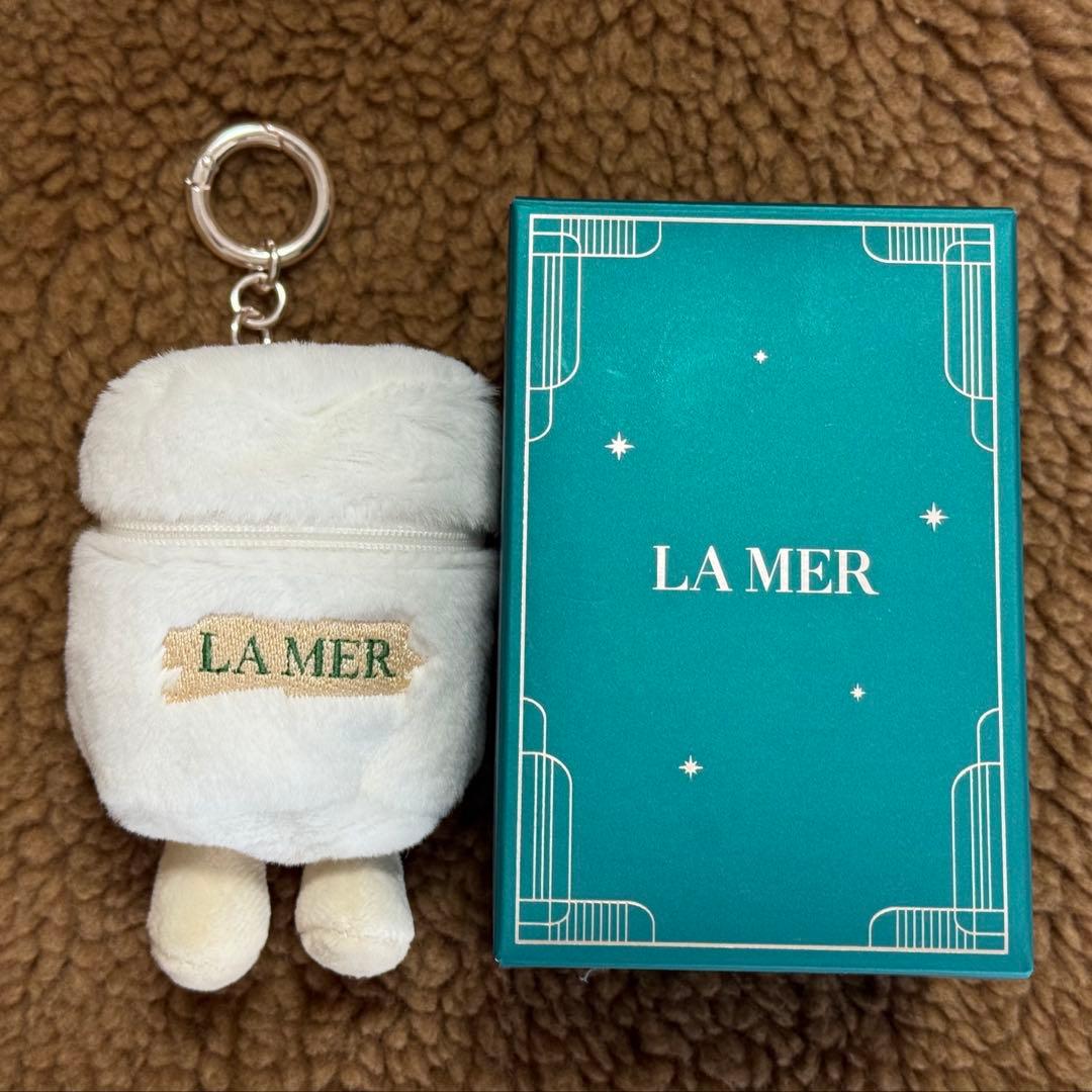 【新品未使用】LA MER ラメール バッグチャーム ぬいぐるみ ホワイト