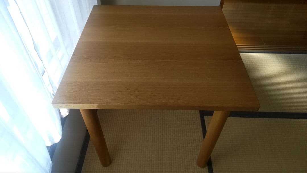 無印良品 テーブル オーク材