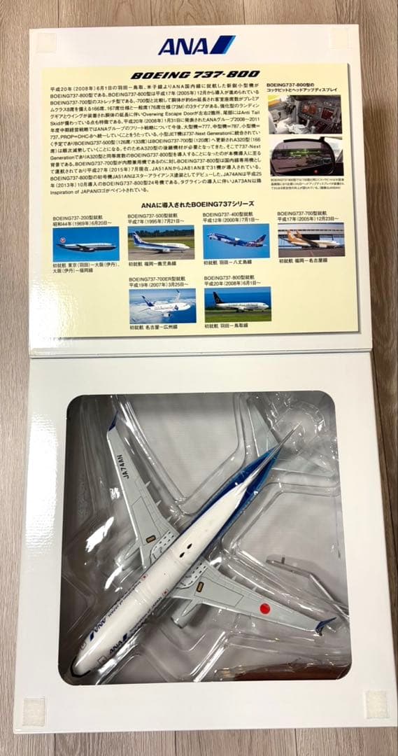 希少 全日空商事 ANA ボーイング737-800 1/100 B737 航空