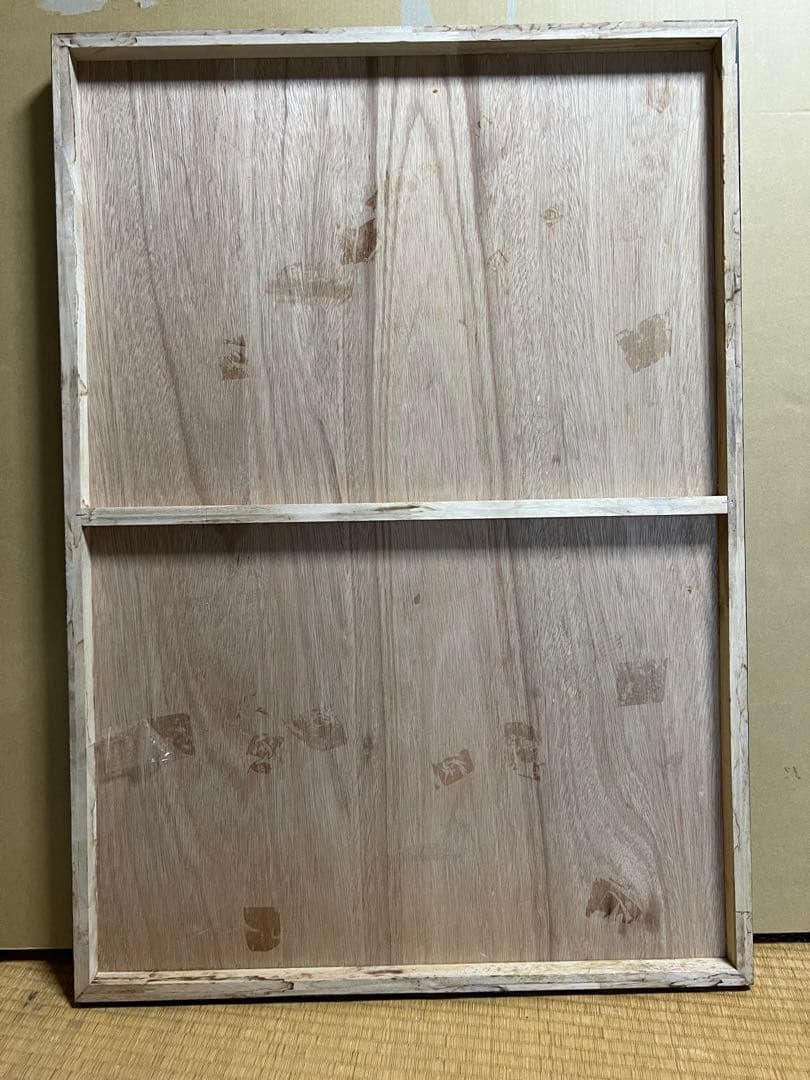 日本画　絵画　岩絵具　人物　東山動植物園　コアラ　女の子　パネル　B1サイズ