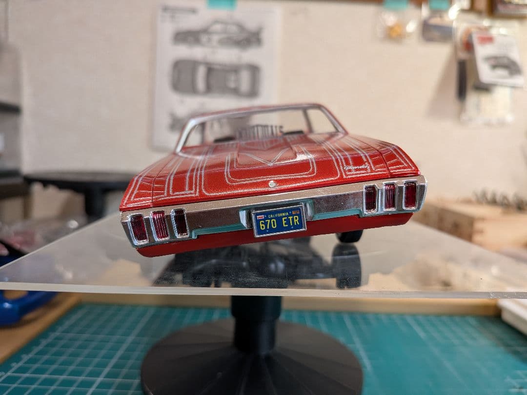 自動車 amt 1/25 1970 impala lowrider