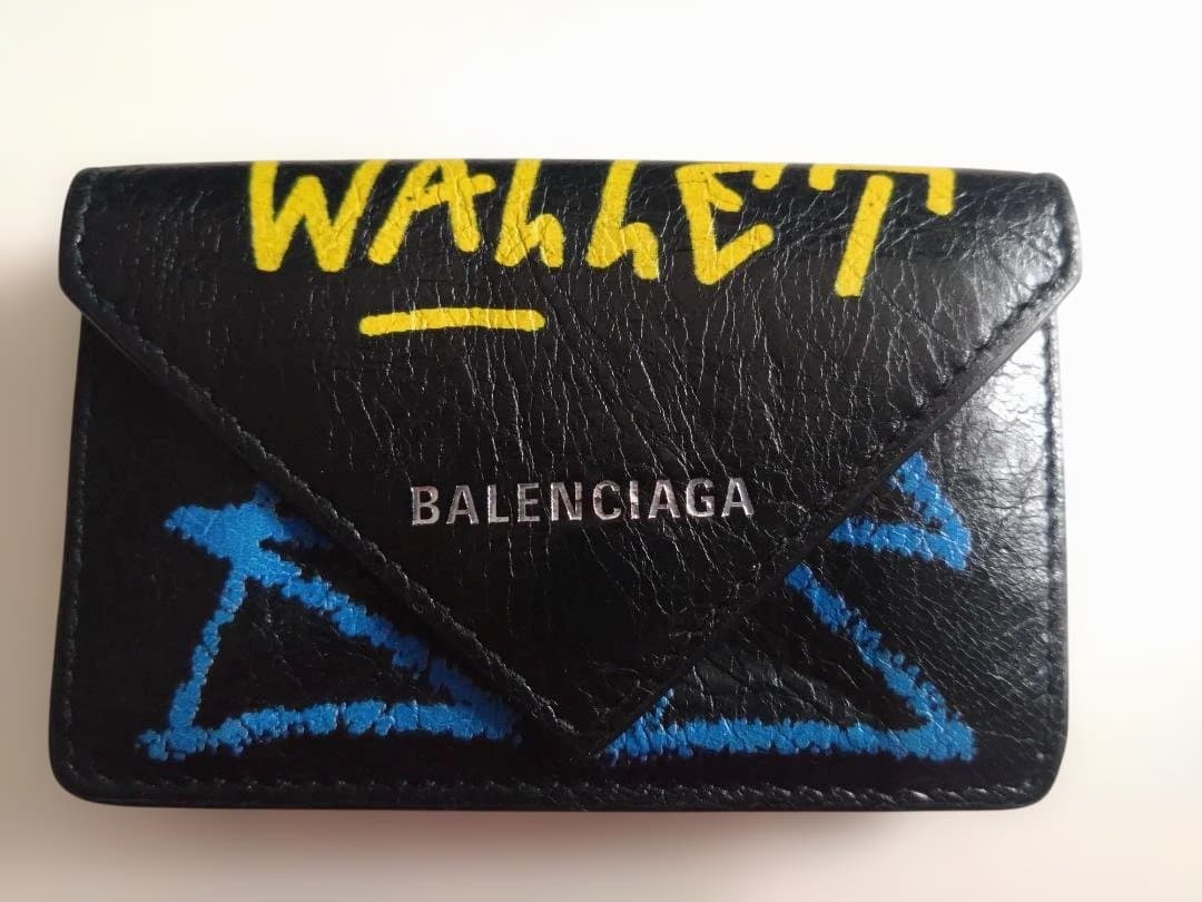BALENCIAGA グラフィティ三つ折り財布