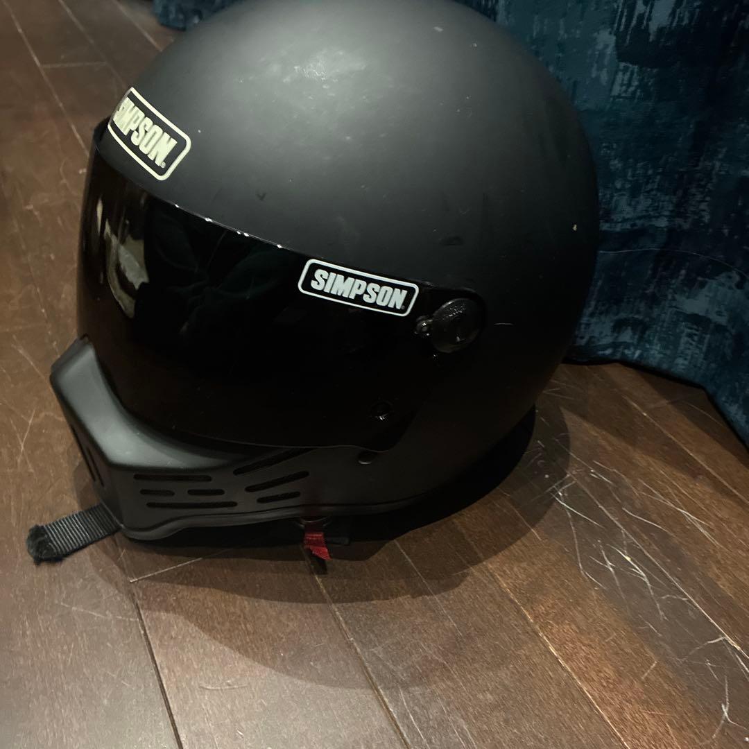 ひ*や様 SIMSPON フルフェイスヘルメット ブラック