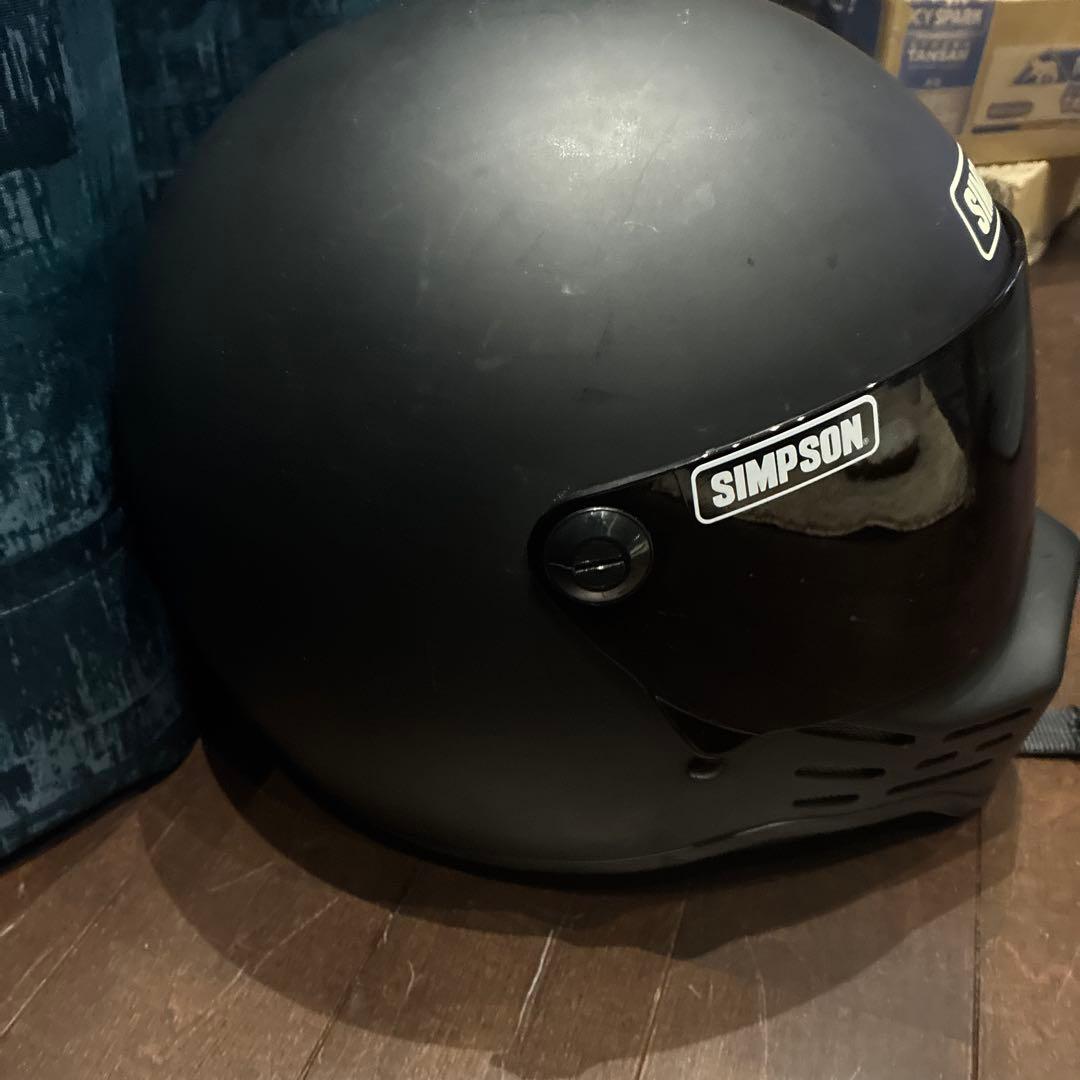 ひ*や様 SIMSPON フルフェイスヘルメット ブラック
