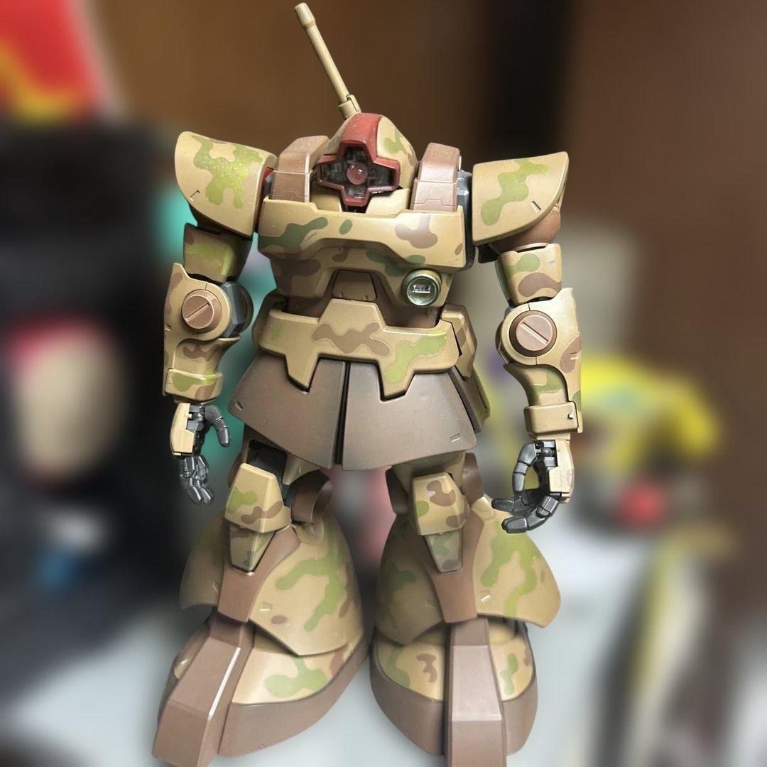 ドム　塗装済完成品　ガンプラ 全塗装　迷彩塗装