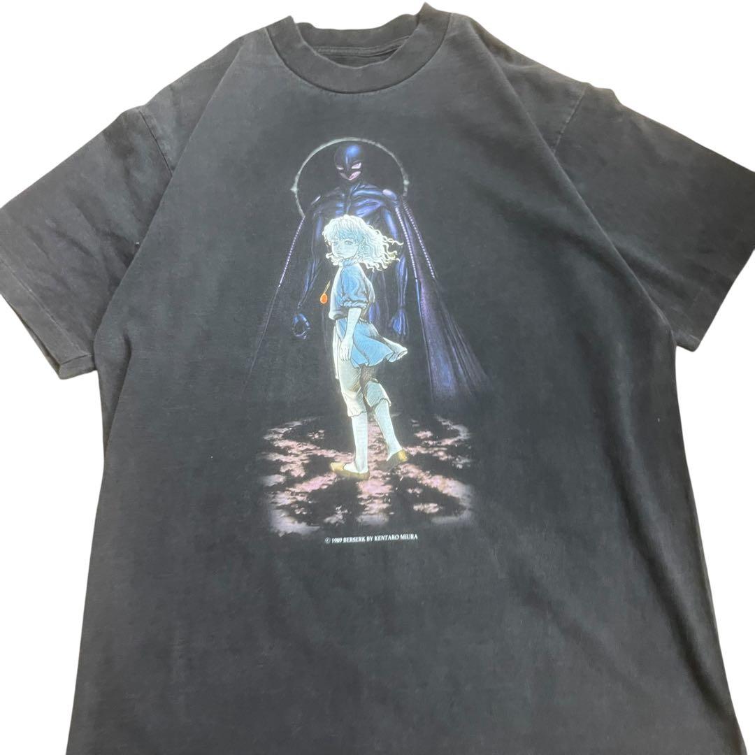 ラスト一点 ベルセルク アニメ Tシャツ ブラック 両面プリント L
