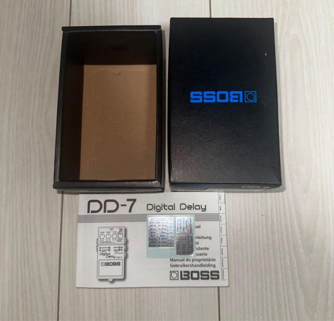 BOSS DD-7 デジタルディレイ　箱・取り扱い説明書付き