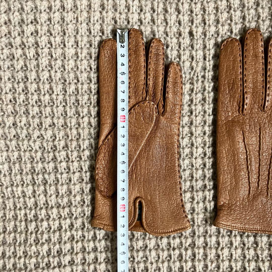 新品　ペッカリー　グローブ　英国製　7ハーフ　Dent Fownes 革　手袋
