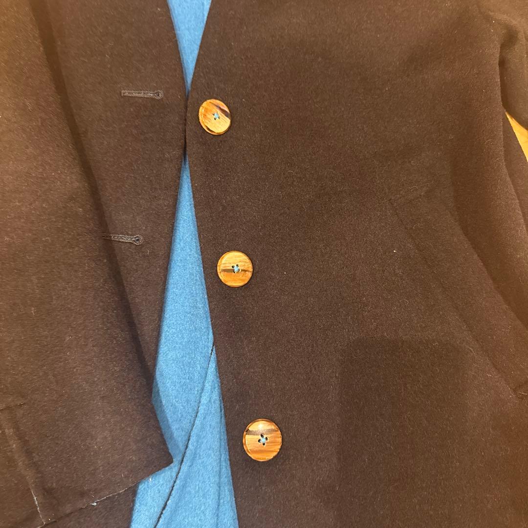 ENFÖLD ネイビー ロングコート 36