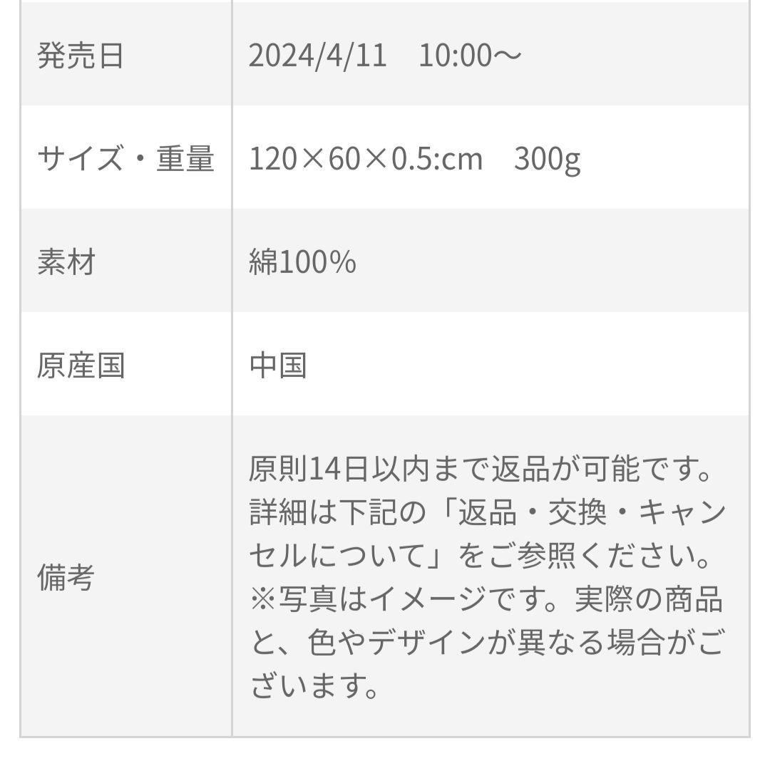 バスタオル ポケモンセンタートウキョーベイR