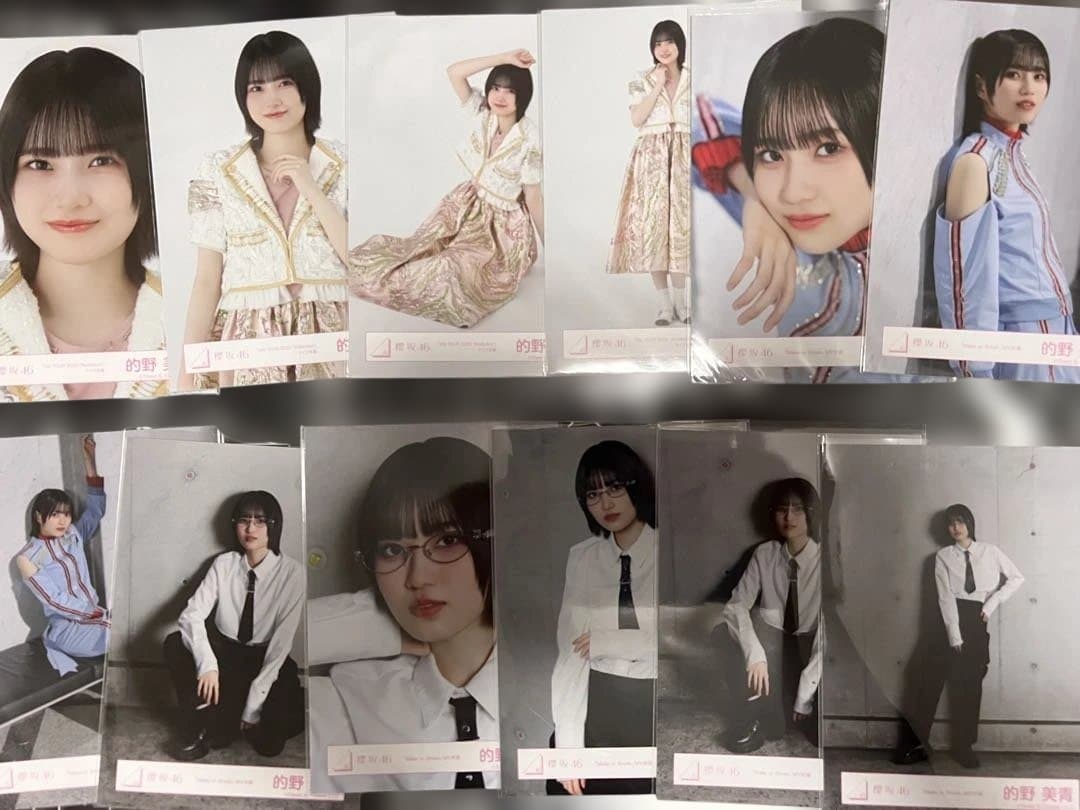 ◎櫻坂46 的野美青　生写真　185枚　コンプ7種　お値下げ