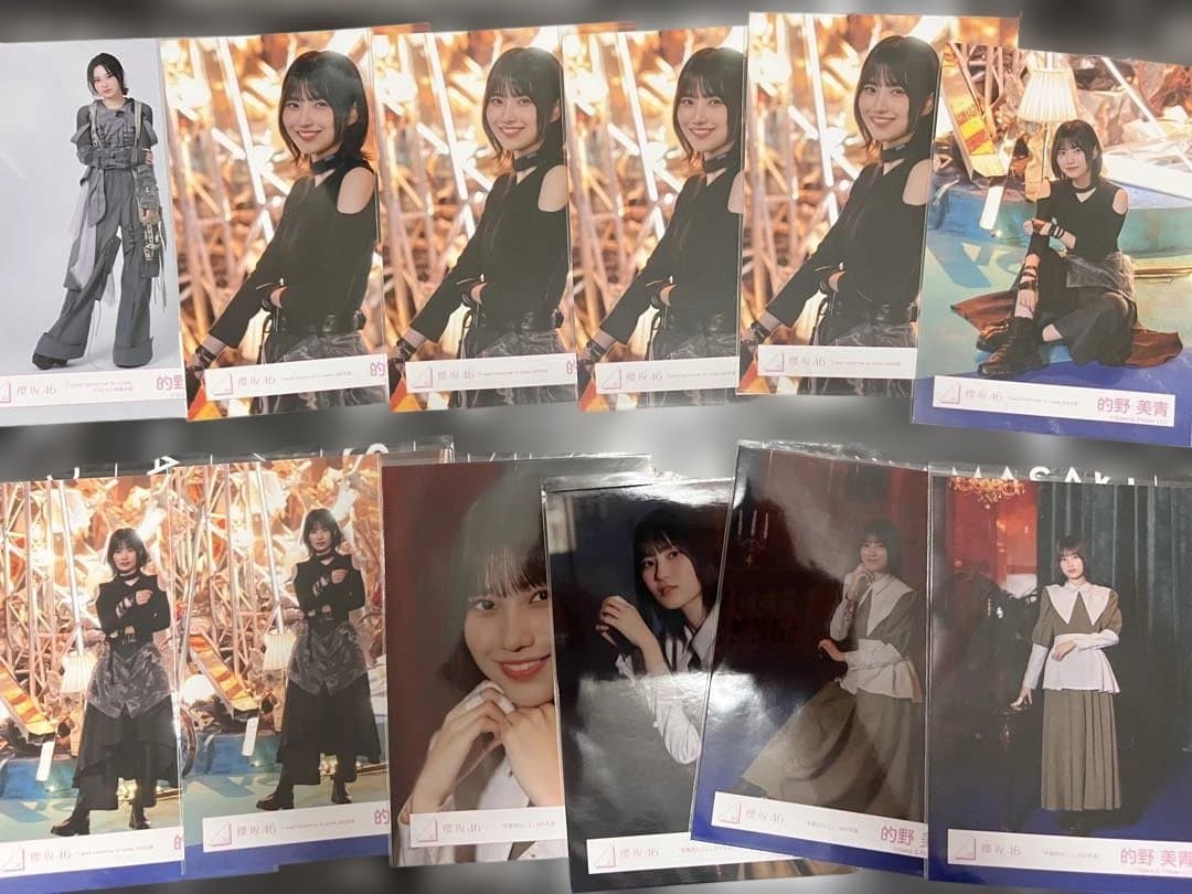 ◎櫻坂46 的野美青　生写真　185枚　コンプ7種　お値下げ