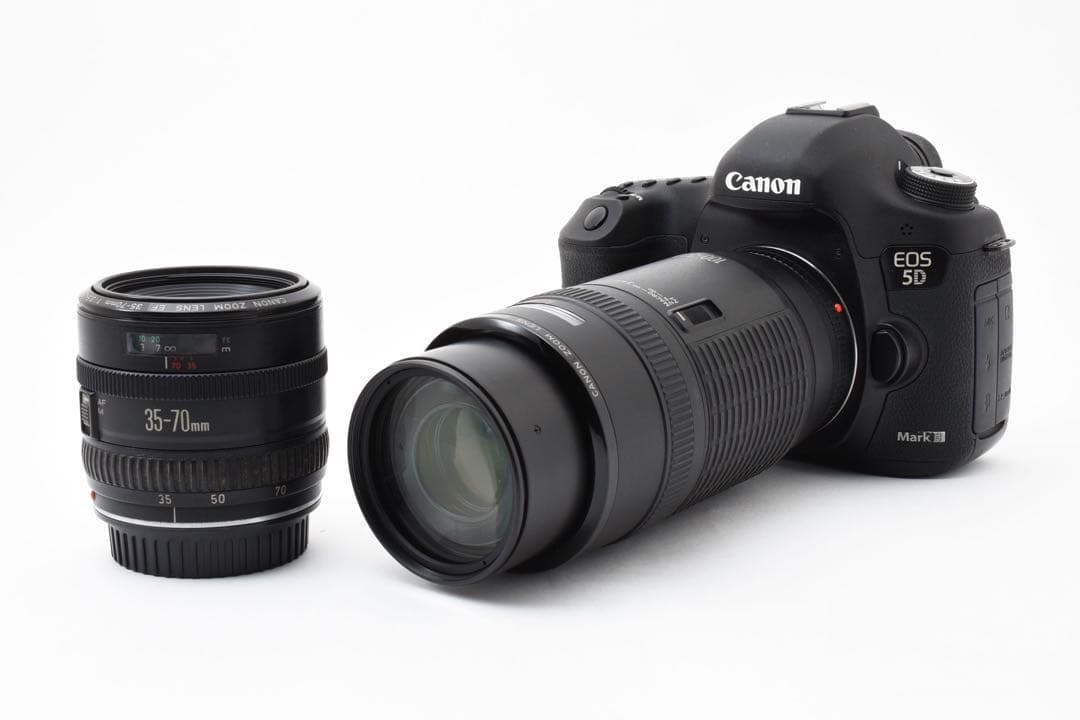 一眼レフカメラCanon EOS 5D mark III標準&望遠レンズセット