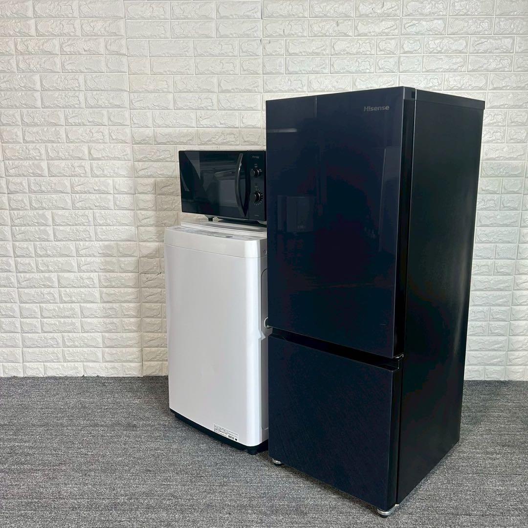 生活家電 3点セット 冷蔵庫 洗濯機 電子レンジ 高年式 1人暮し F089
