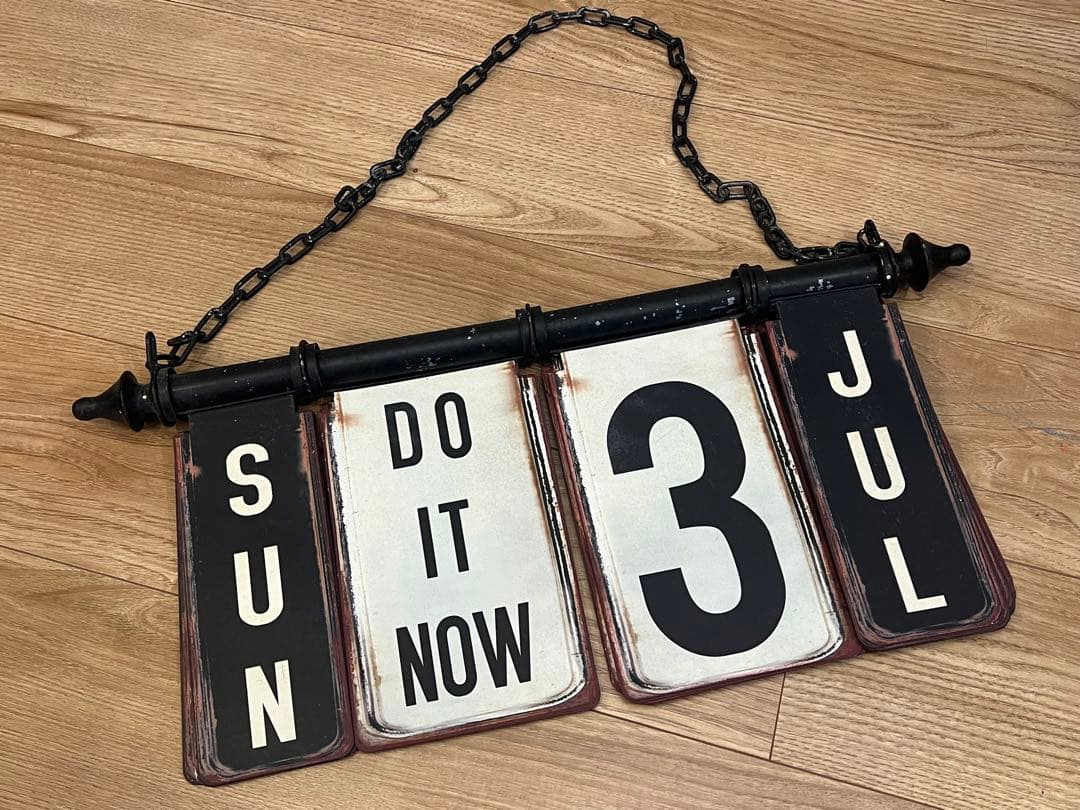 DULTON ダルトン アイアンカレンダー