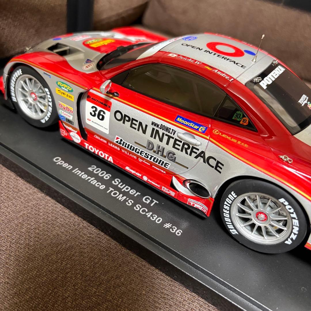 レクサス スーパーGT 2006 TOM`Sミニカー1/18