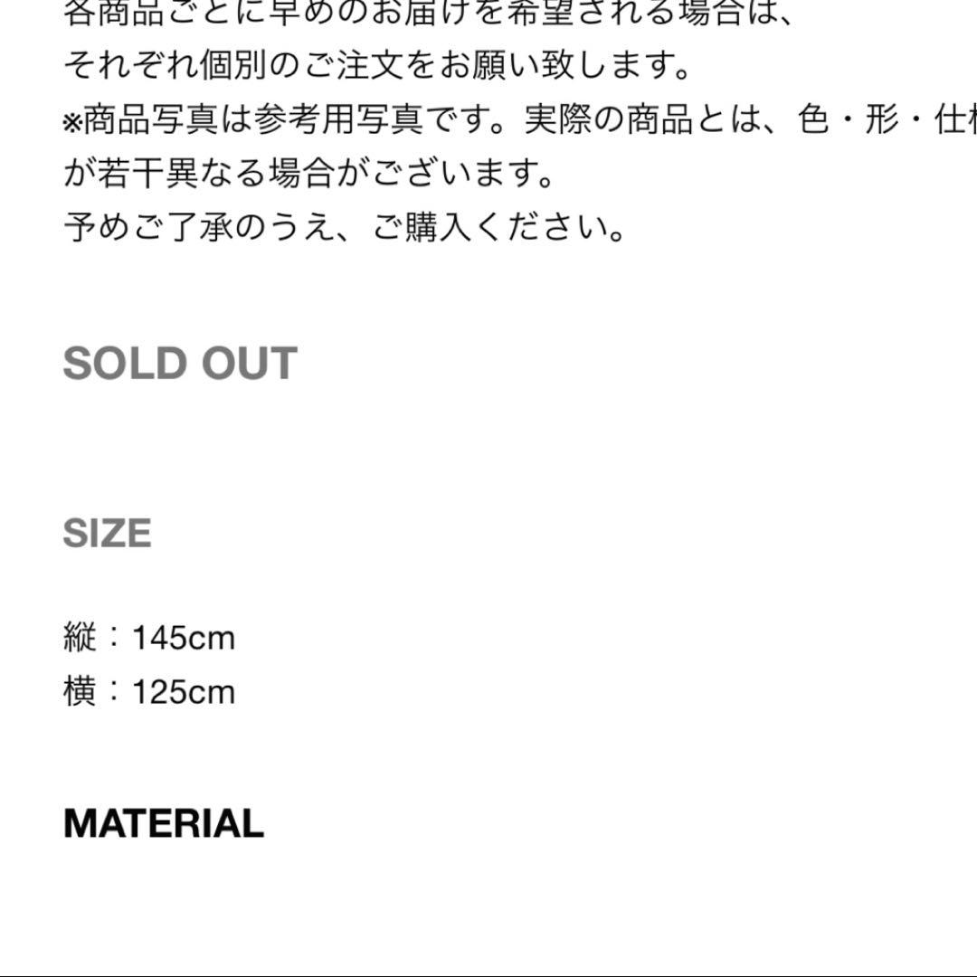 ミュージシャン NILDUE NDNU ABSTRACT ART BLANKET / BEIGE