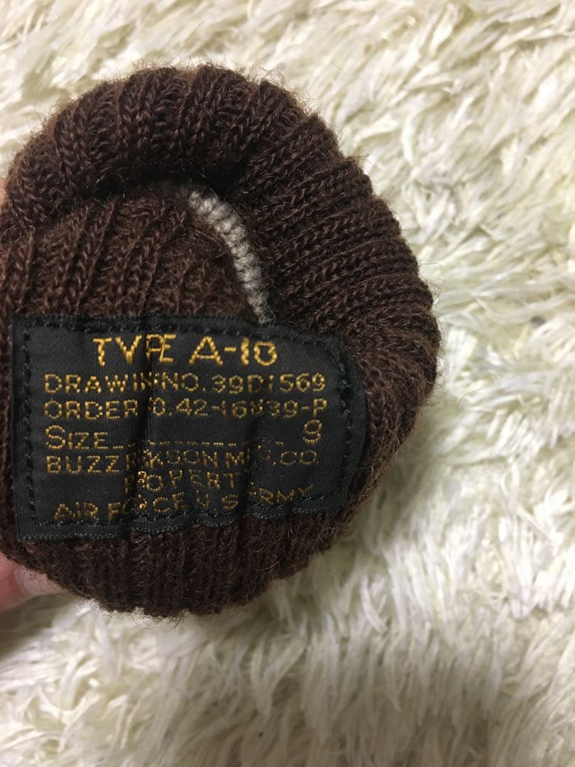 美品　バズリクソンズ　フラインググローブ A-10 手袋　レザー　グローブ