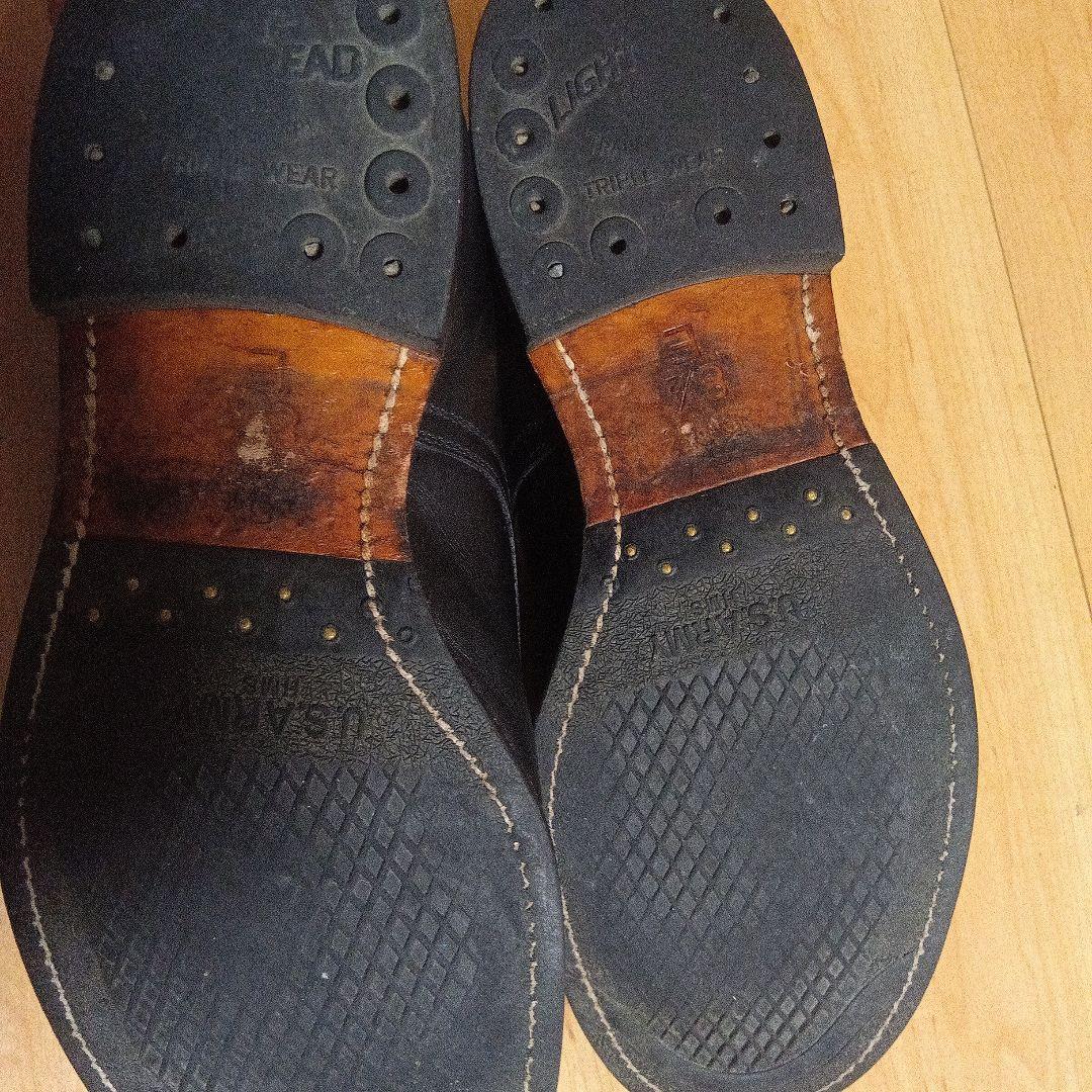 WJバズリクソンズ/ウィリアムギブソン ブラックサービスシューズ