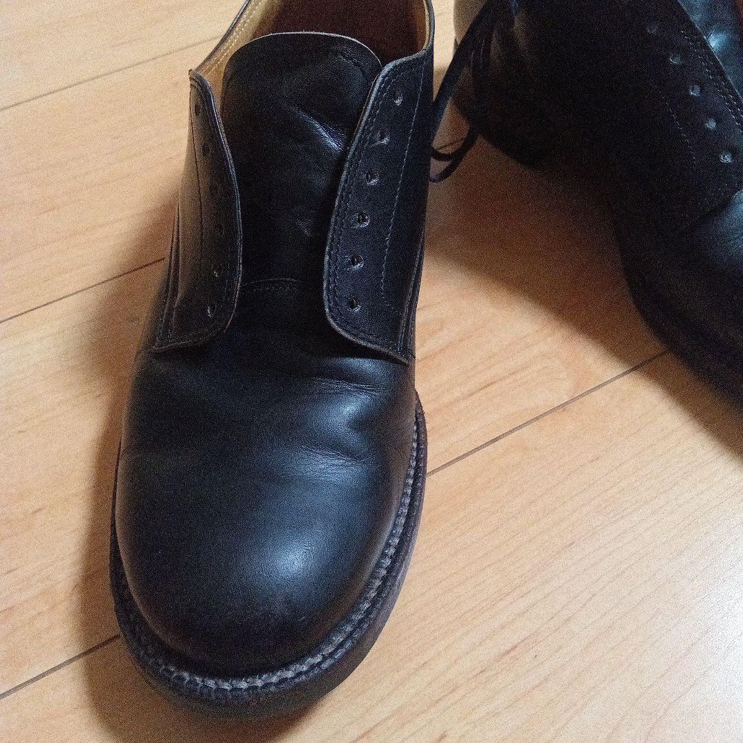 WJバズリクソンズ/ウィリアムギブソン ブラックサービスシューズ