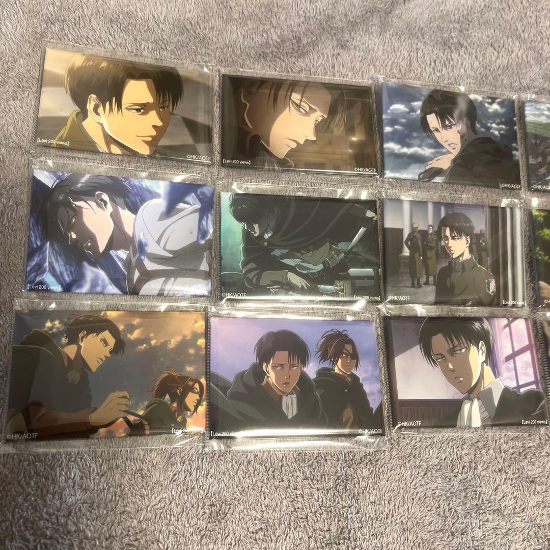 新品 進撃の巨人 リヴァイ リヴァイ二百景 缶バッジ 30点セット