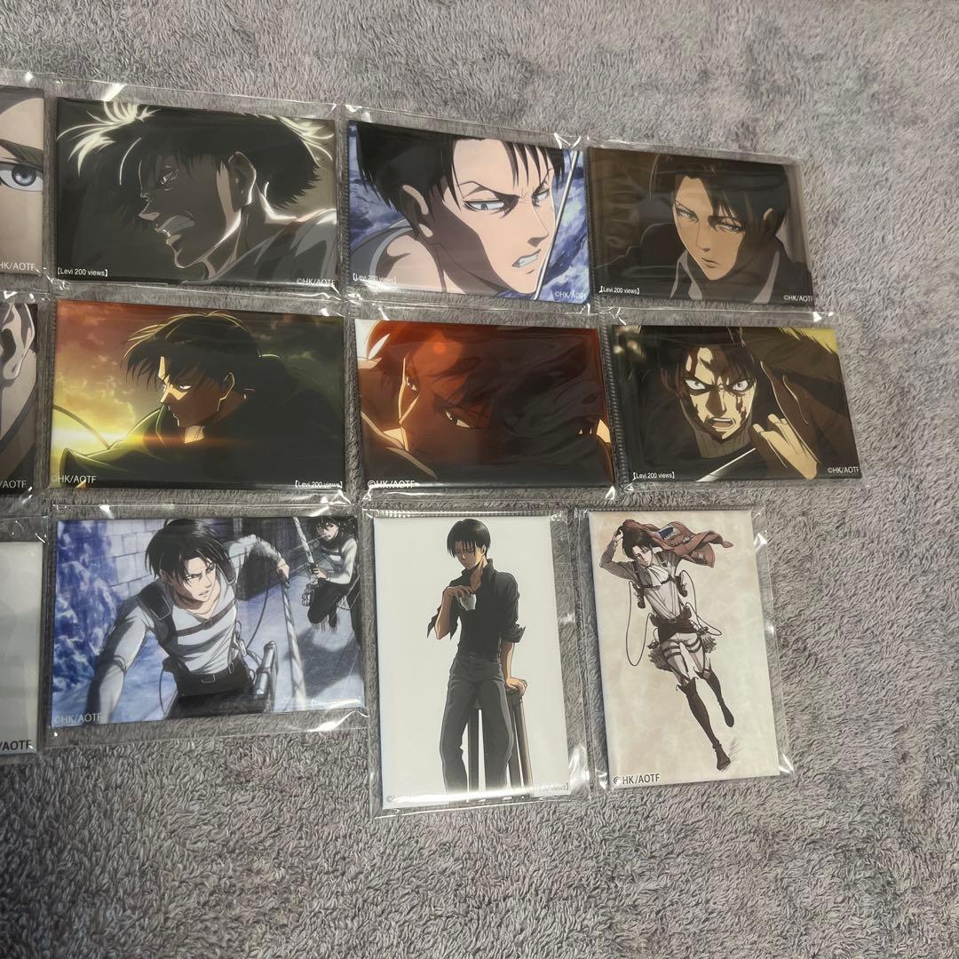 新品 進撃の巨人 リヴァイ リヴァイ二百景 缶バッジ 30点セット