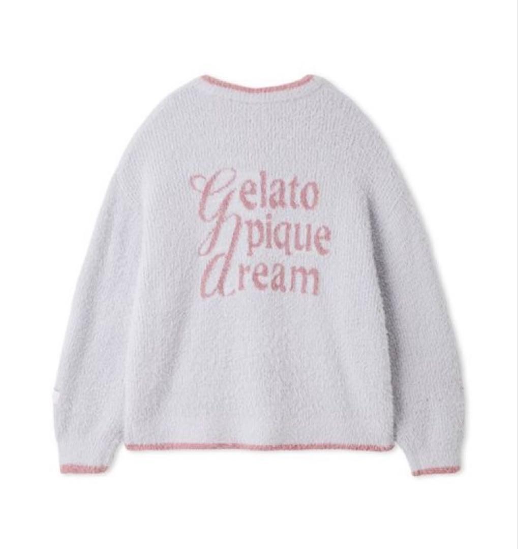 Gelato Pique ルームウェア ライトブルーカーディガン
