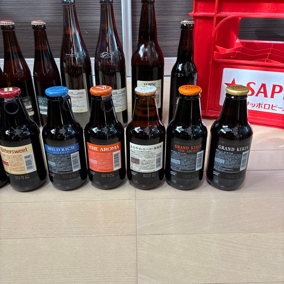 昭和レトロなビールの置物セット専用ケース付き