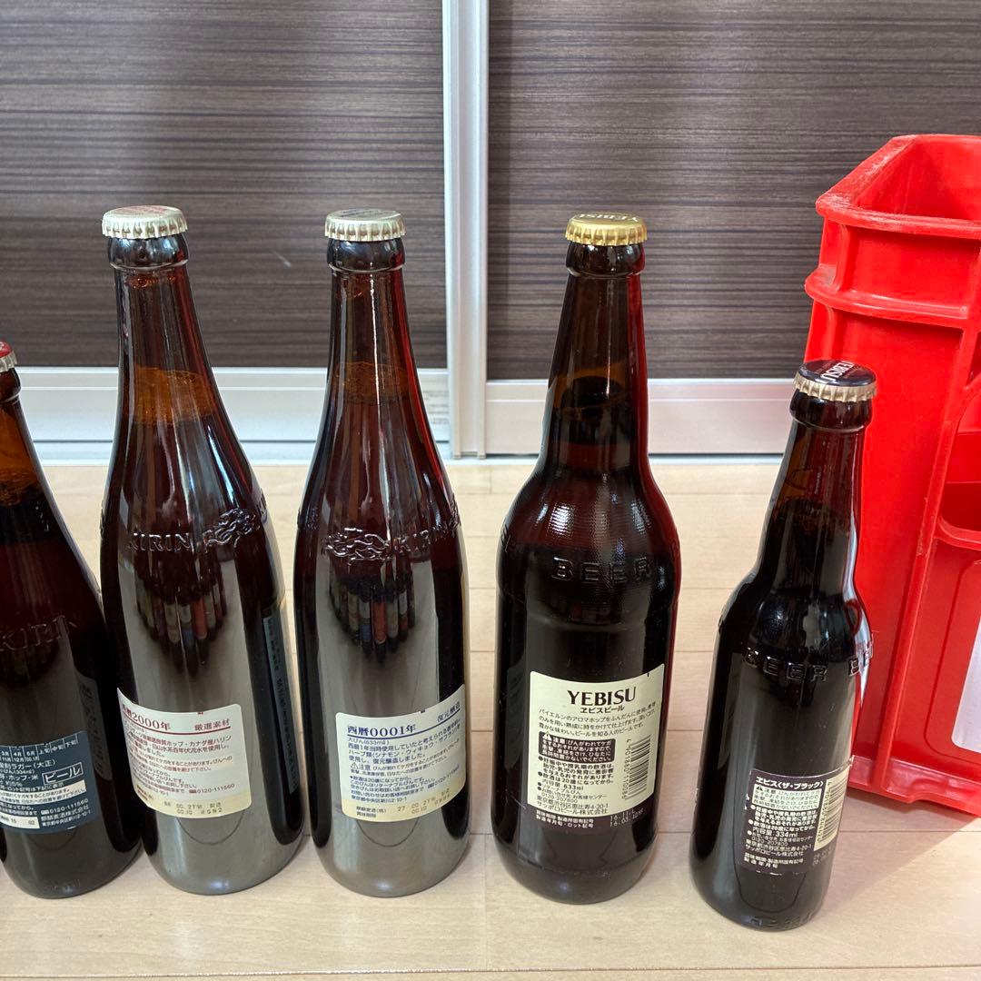 昭和レトロなビールの置物セット専用ケース付き