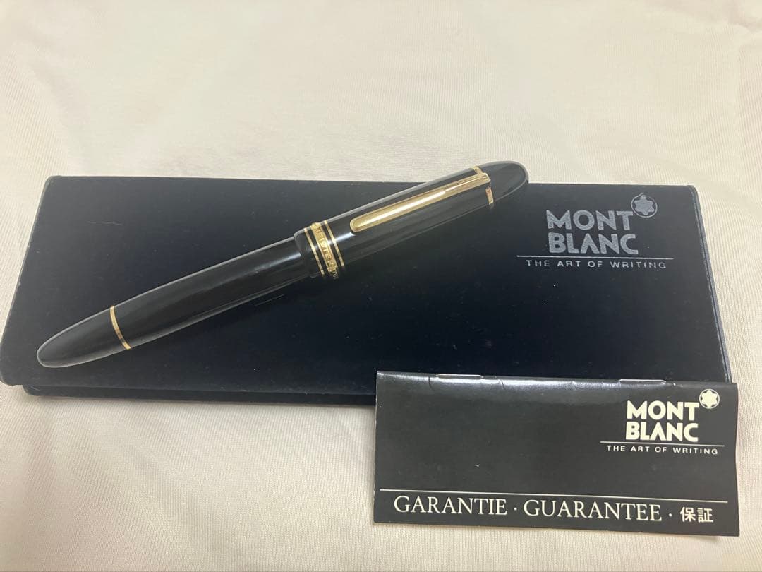 モンブラン 149 万年筆 14K中白 エボナイト芯 動作確認済(ほぼ未使用)