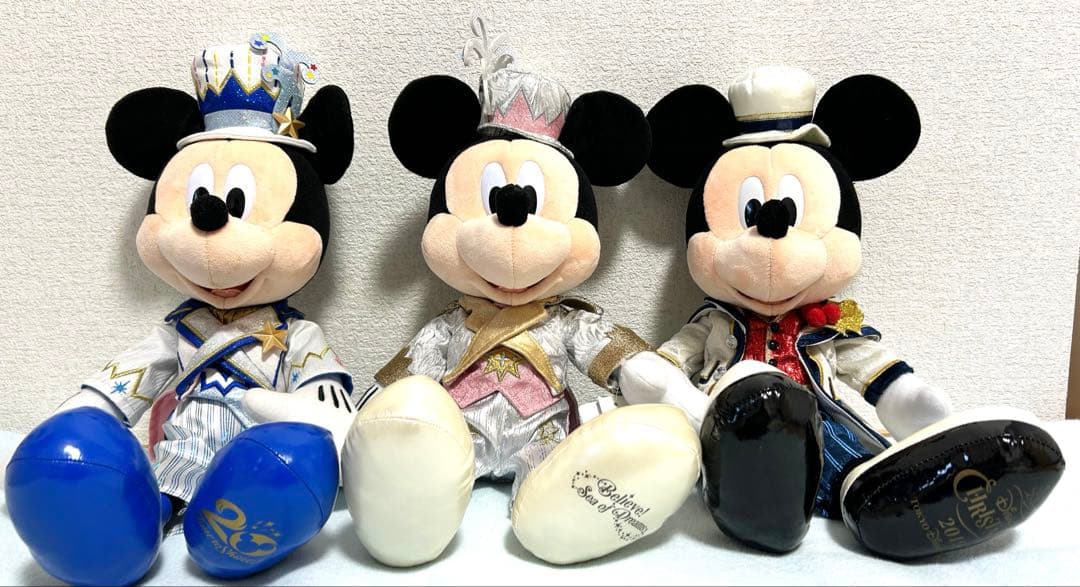 【美品】ディズニー ディズニーランド ディズニーシー ミッキーマウス ぬいぐるみ
