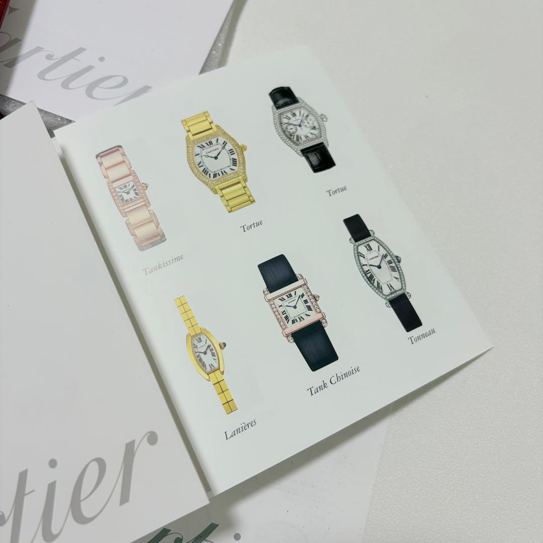 カルティエ　時計ケース　時計ボックス　空箱　二段　希少