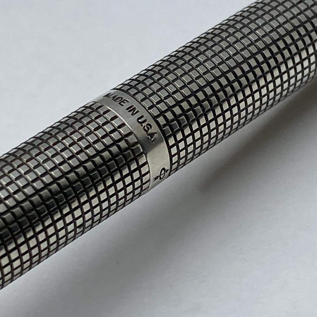 14K パーカー STERLING SILVER 万年筆 USA