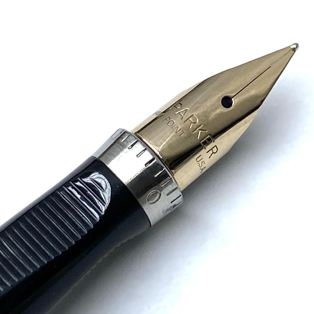 14K パーカー STERLING SILVER 万年筆 USA