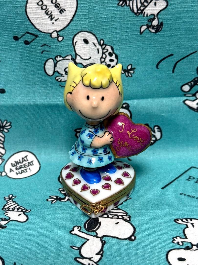 スヌーピー サリー 海外製品 陶器 置物