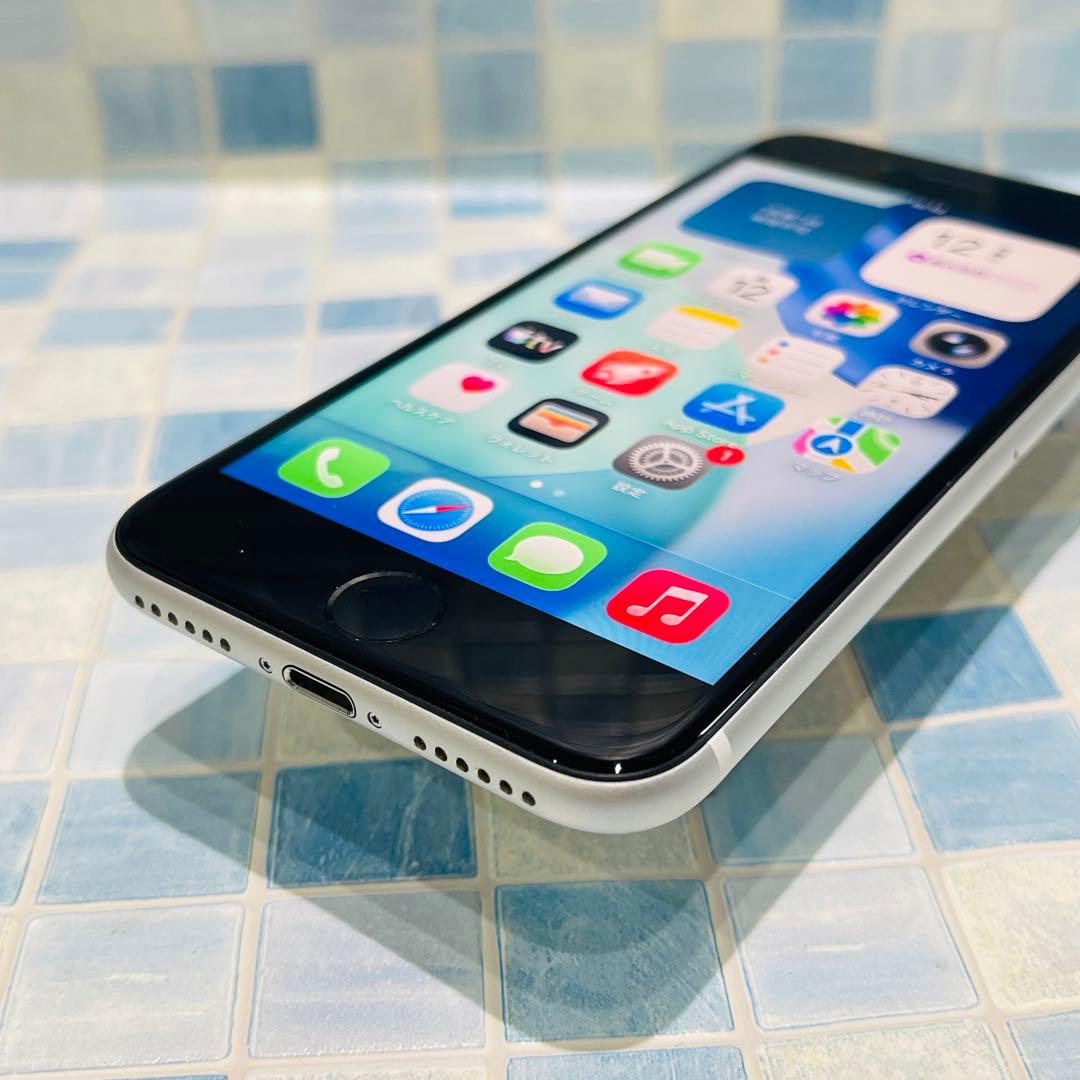SIMフリー iPhoneSE2 64GB ホワイト バッテリー新品
