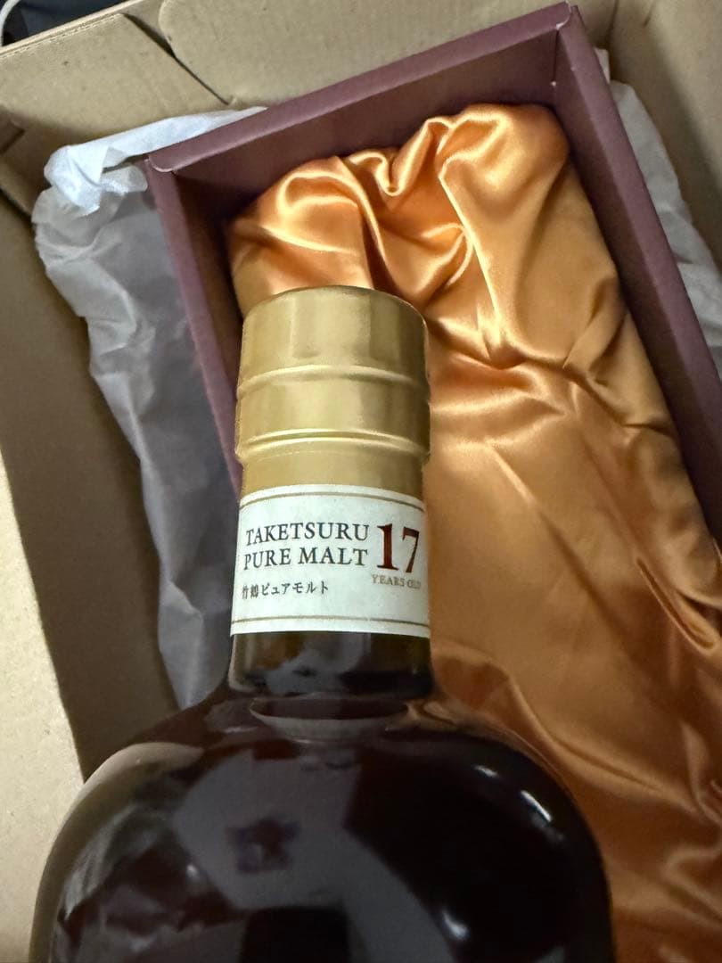 竹鶴17年 ピュアモルト　化粧箱付き　未開栓