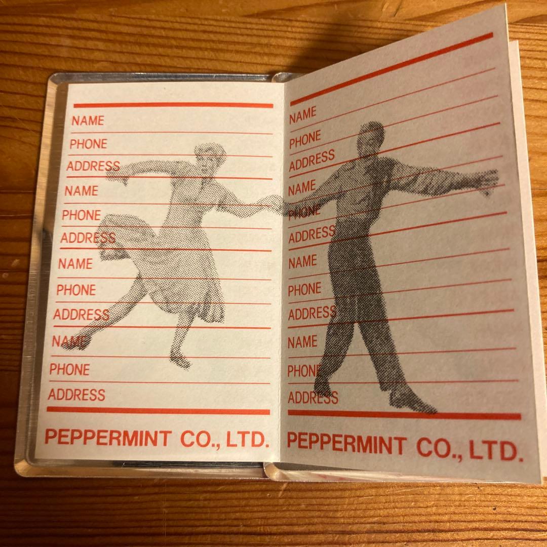 80年代当時物 ペパーミント　ハンドミラー&メモ帳　5点セット　ロカビリー