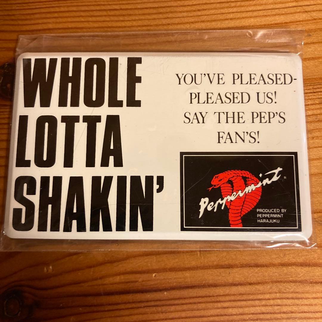 80年代当時物 ペパーミント　ハンドミラー&メモ帳　5点セット　ロカビリー