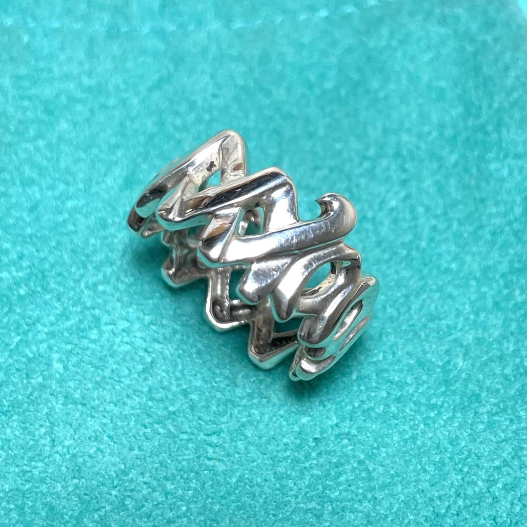 TIFFANY&Co. ティファニー　ラブ&キスリング　12号