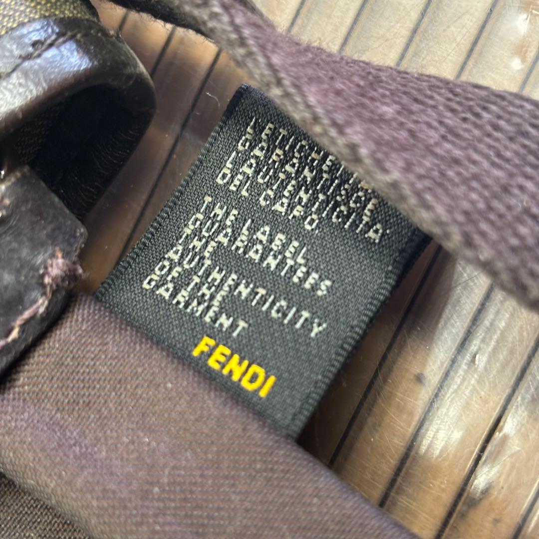 フェンディ　ズッカ柄　ミニ　ショルダーバッグ