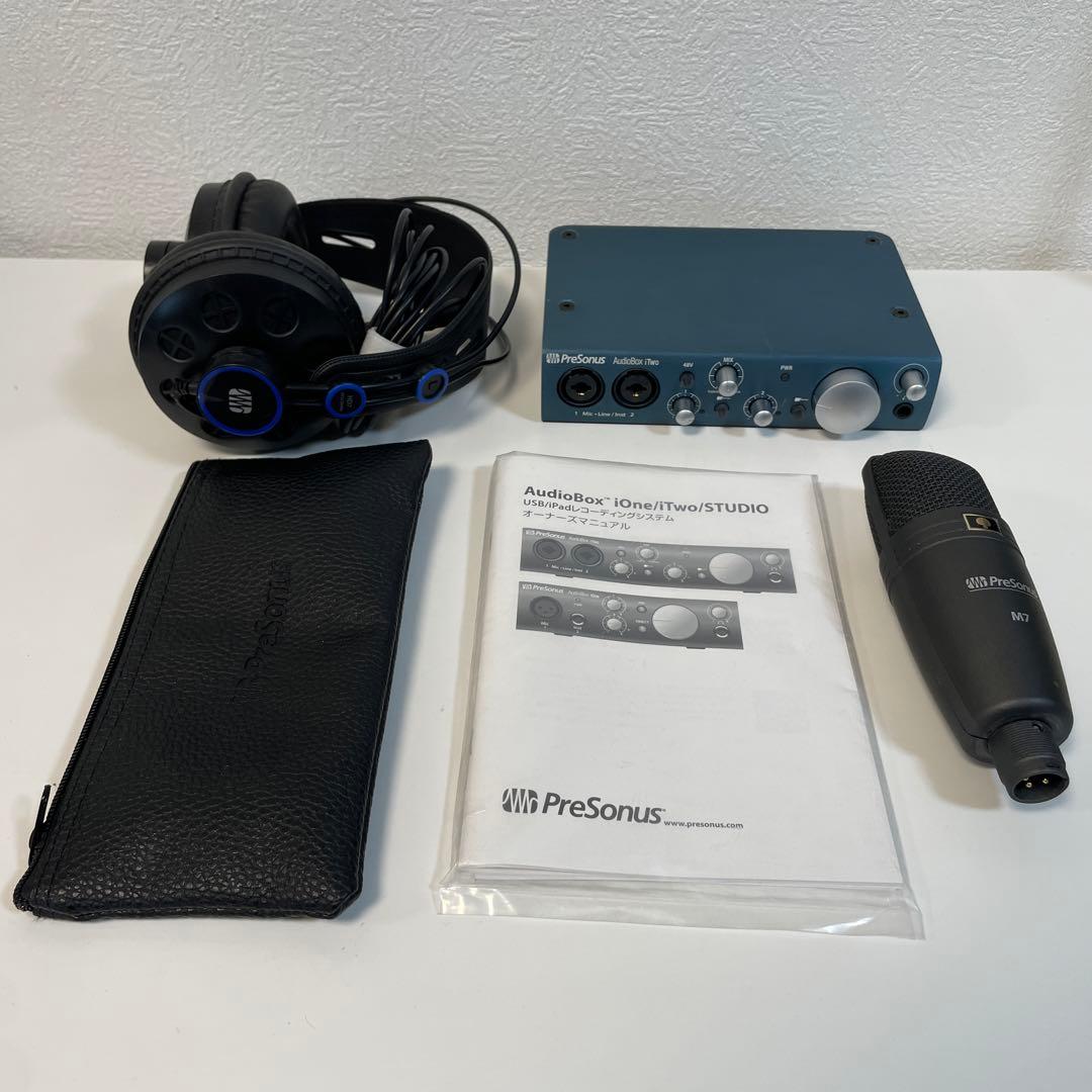 PreSonus AudioBox iOne/iTwo/Studio セット