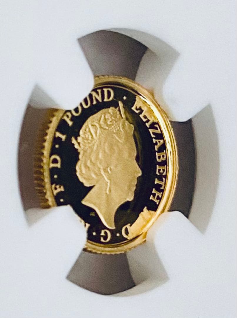 2015年イギリス ブリタニア 1ポンド NGC PF70ULTRA CAMEO