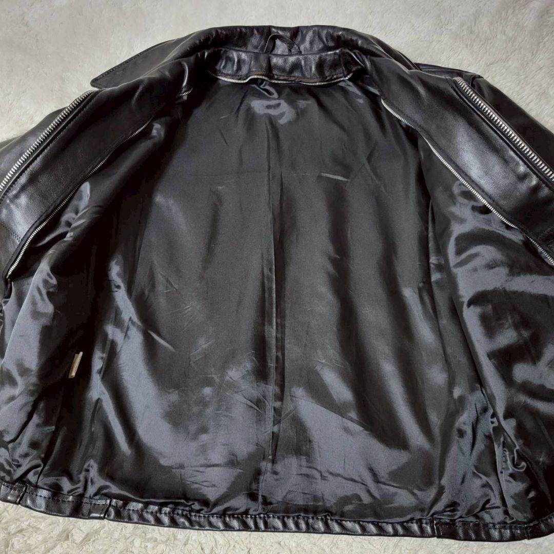 希少42サイズ✨ Schott 652H ホースハイド ライダーストラッカー 黒